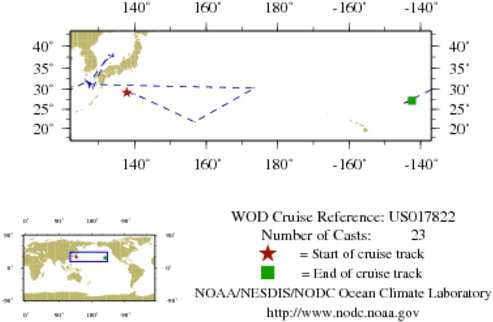 NODC Cruise US-17822 Information