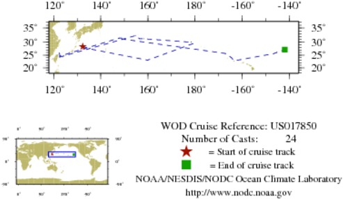 NODC Cruise US-17850 Information