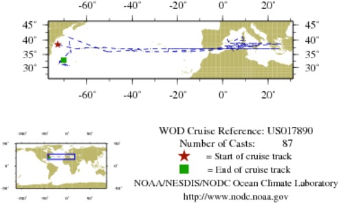 NODC Cruise US-17890 Information