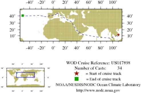 NODC Cruise US-17898 Information