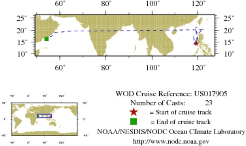 NODC Cruise US-17905 Information