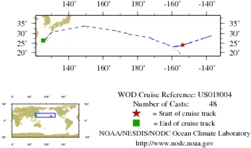 NODC Cruise US-18004 Information