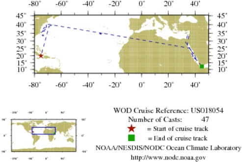 NODC Cruise US-18054 Information
