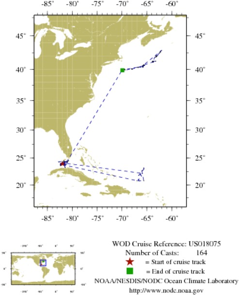 NODC Cruise US-18075 Information