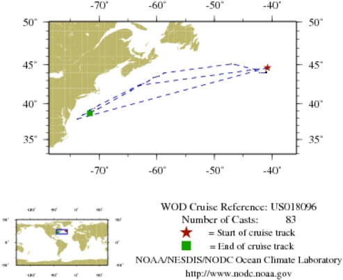 NODC Cruise US-18096 Information