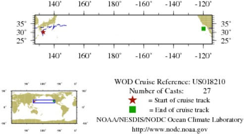 NODC Cruise US-18210 Information