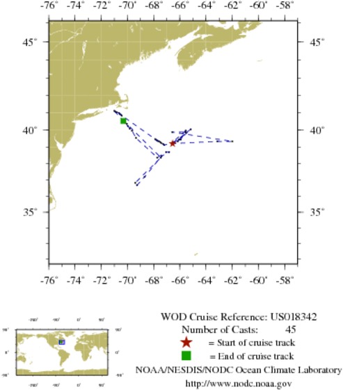 NODC Cruise US-18342 Information