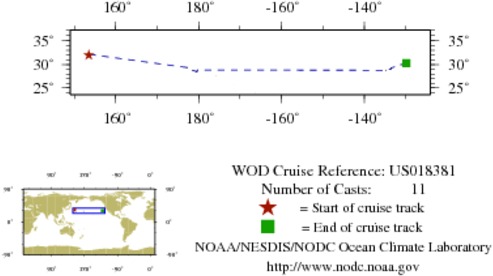 NODC Cruise US-18381 Information