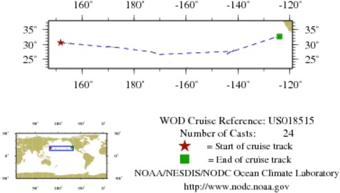 NODC Cruise US-18515 Information