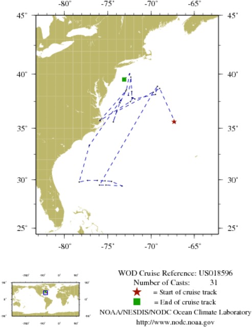 NODC Cruise US-18596 Information