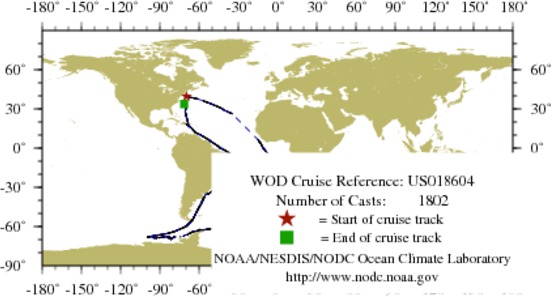 NODC Cruise US-18604 Information