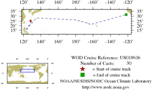 NODC Cruise US-18616 Information