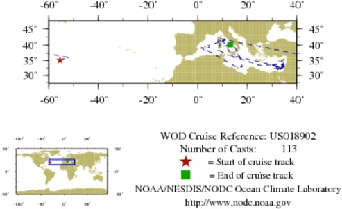 NODC Cruise US-18902 Information