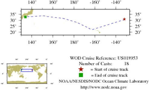 NODC Cruise US-18953 Information
