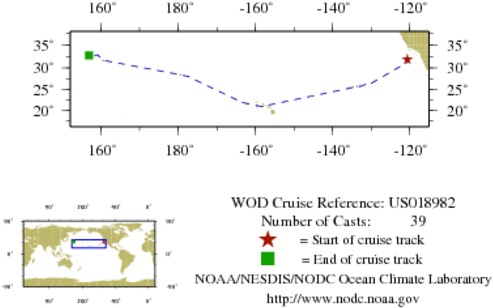 NODC Cruise US-18982 Information