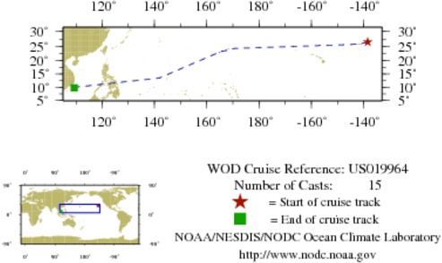 NODC Cruise US-19964 Information