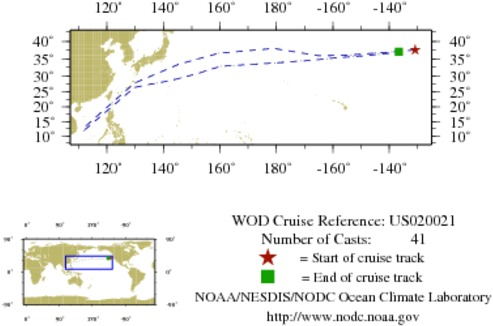 NODC Cruise US-20021 Information