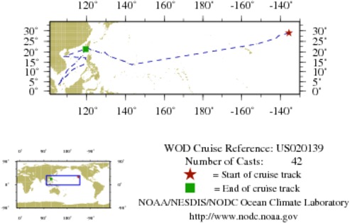 NODC Cruise US-20139 Information