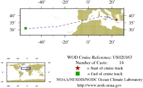 NODC Cruise US-20163 Information