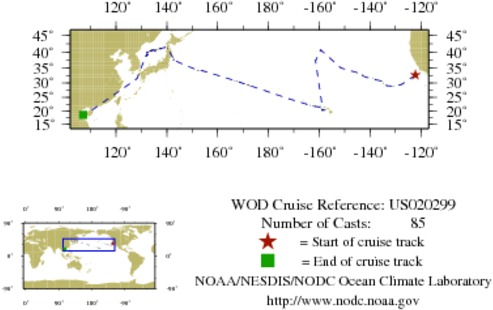 NODC Cruise US-20299 Information