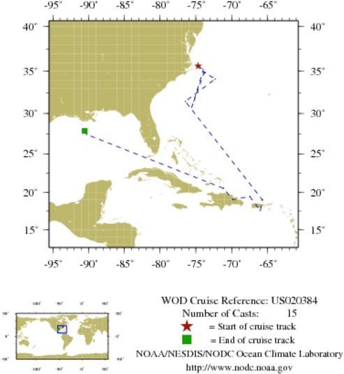 NODC Cruise US-20384 Information