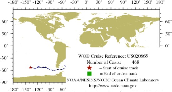 NODC Cruise US-20865 Information