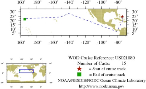 NODC Cruise US-21080 Information