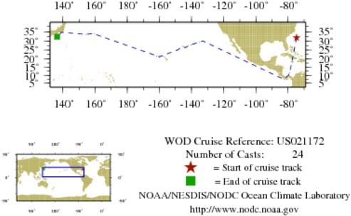 NODC Cruise US-21172 Information
