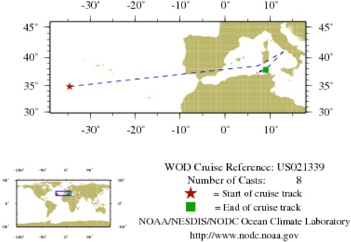 NODC Cruise US-21339 Information