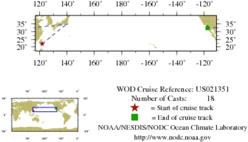 NODC Cruise US-21351 Information