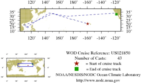 NODC Cruise US-21850 Information