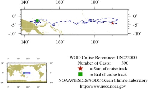 NODC Cruise US-22000 Information