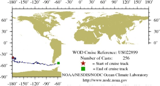 NODC Cruise US-22899 Information