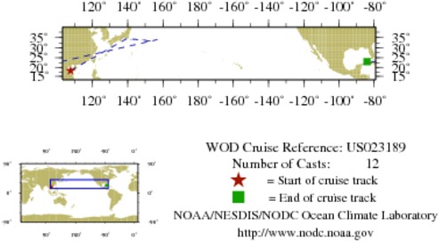 NODC Cruise US-23189 Information