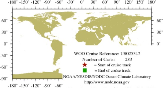 NODC Cruise US-25347 Information