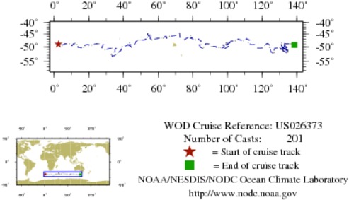 NODC Cruise US-26373 Information