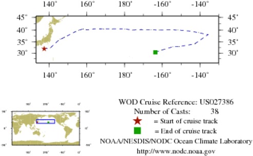 NODC Cruise US-27386 Information