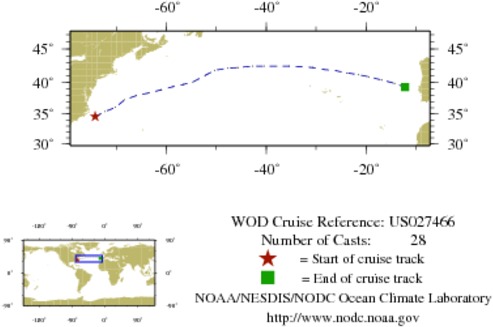 NODC Cruise US-27466 Information