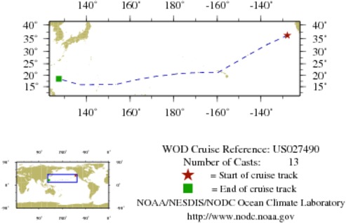 NODC Cruise US-27490 Information