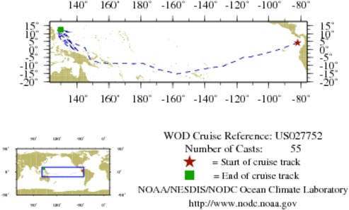 NODC Cruise US-27752 Information