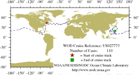 NODC Cruise US-27773 Information