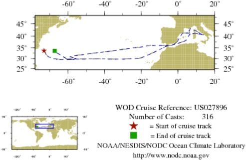 NODC Cruise US-27896 Information