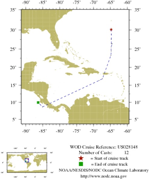 NODC Cruise US-28148 Information