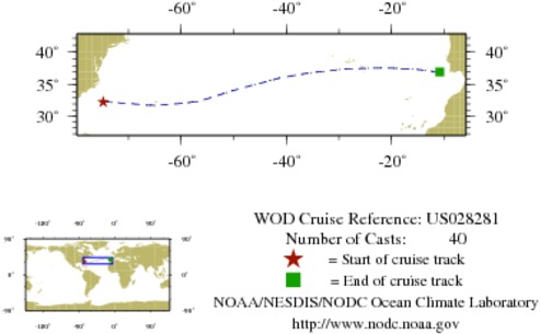 NODC Cruise US-28281 Information