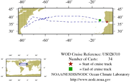 NODC Cruise US-28310 Information