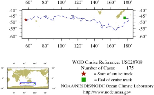 NODC Cruise US-28709 Information