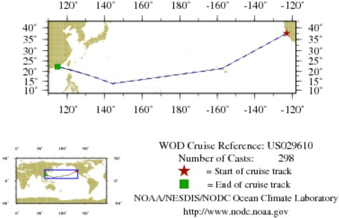 NODC Cruise US-29610 Information
