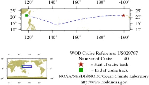 NODC Cruise US-29767 Information