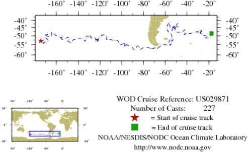 NODC Cruise US-29871 Information