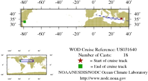 NODC Cruise US-31640 Information